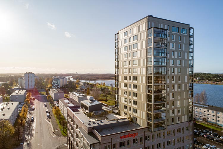Alfacades fasadsystem | Nybyggnation